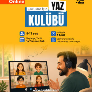 Çocuklar İçin Online Yaz Kulübü